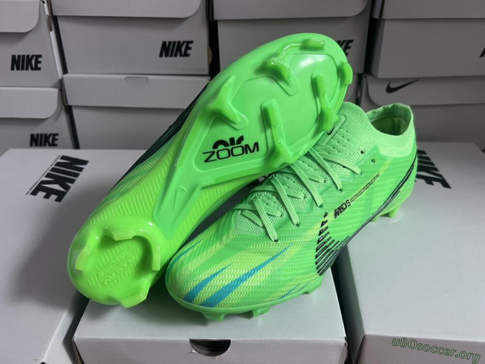 Nike Air Zoom Mercurial Vapor 15 Elite FG Football Boots - Green/Yellow/Black