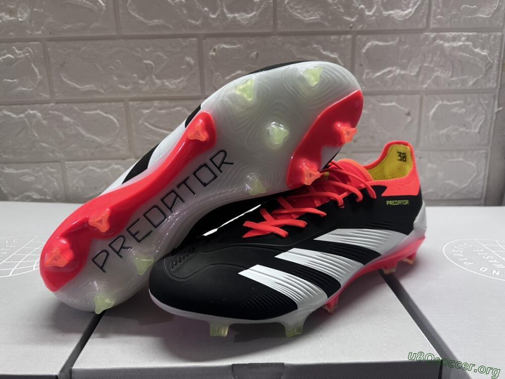 Adidas Predator Accuracy.1 FG Football Boots - Black/White/Red