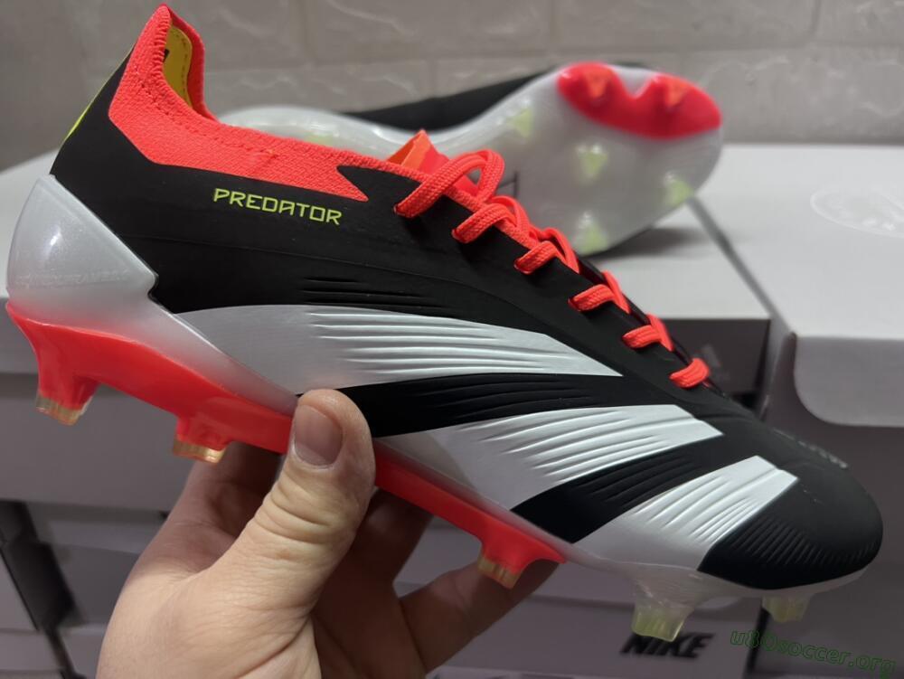 Adidas Predator Accuracy.1 FG Football Boots - Black/White/Red