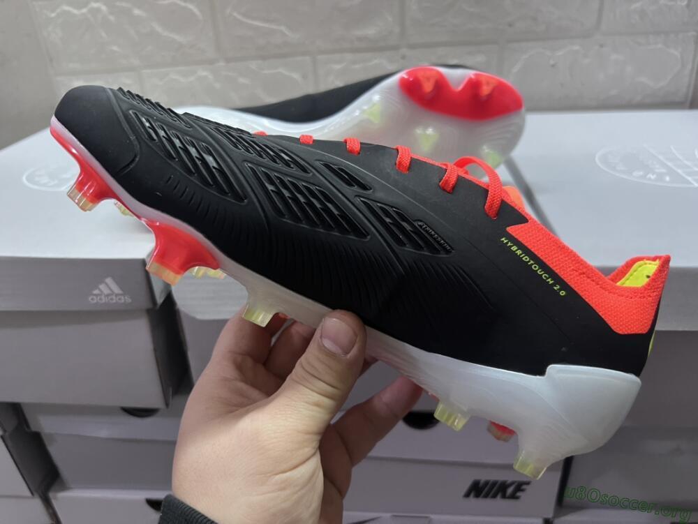 Adidas Predator Accuracy.1 FG Football Boots - Black/White/Red