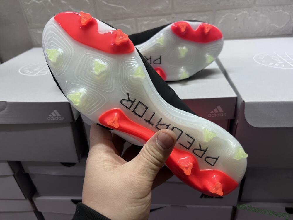 Adidas Predator Accuracy.1 FG Football Boots - Black/White/Red