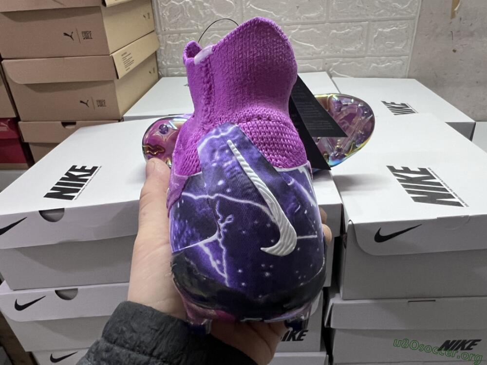 Nike Phantom GX DF Elite FG Football Boots - Purple/Black/White/Gold
