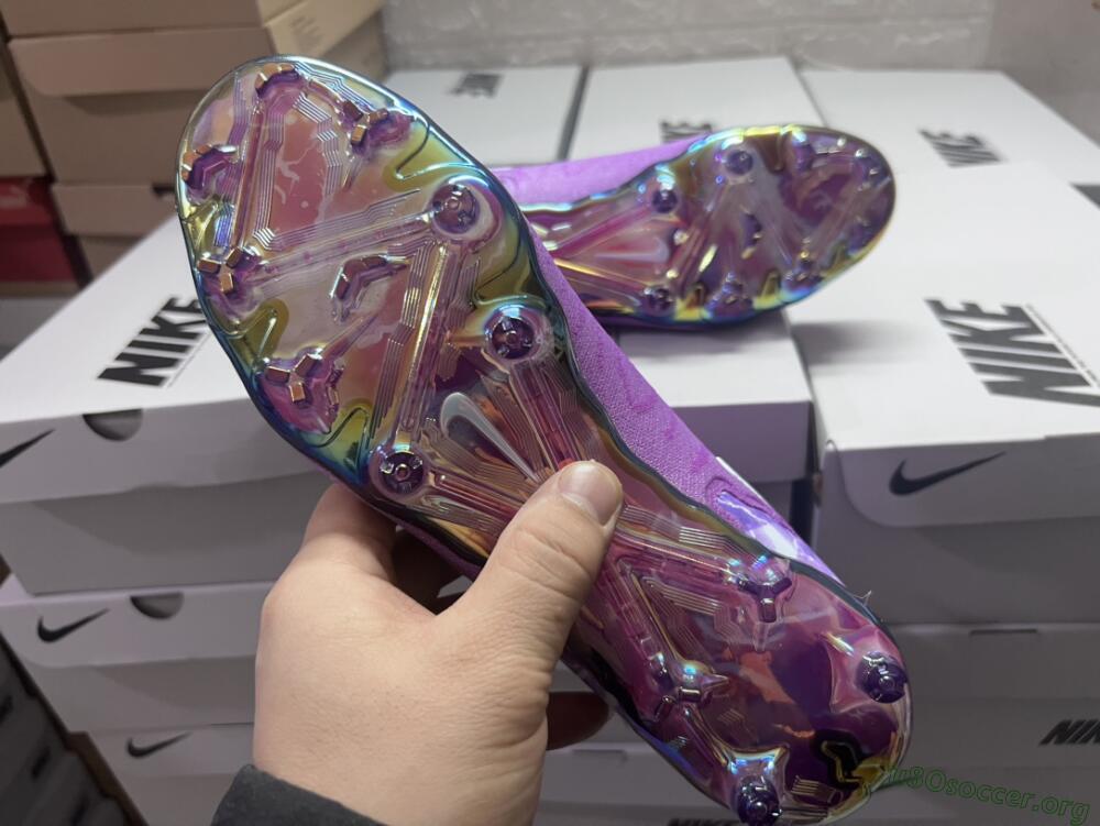 Nike Phantom GX DF Elite FG Football Boots - Purple/Black/White/Gold
