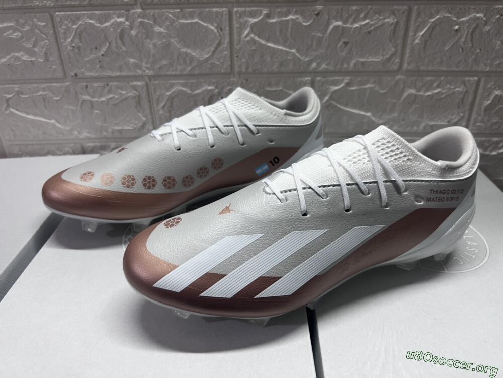 Adidas X Crazyfast.1 FG Football Boots - Silver/White/Brown