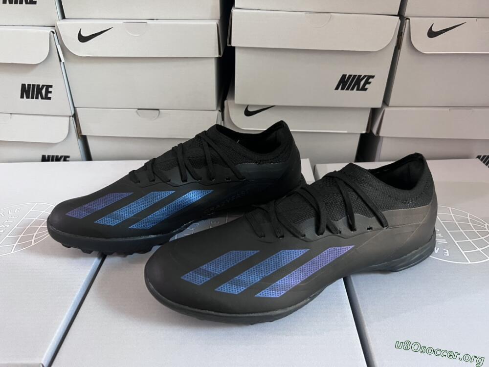 Adidas X Crazyfast.1 TF Football Shoes - Black/Blue