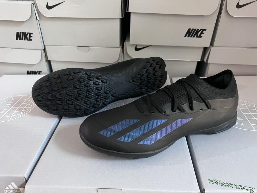 Adidas X Crazyfast.1 TF Football Shoes - Black/Blue
