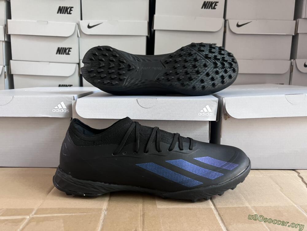 Adidas X Crazyfast.1 TF Football Shoes - Black/Blue