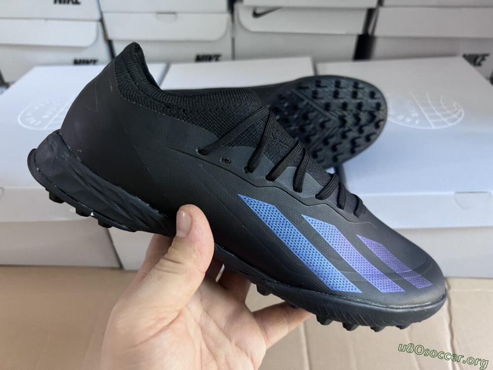 Adidas X Crazyfast.1 TF Football Shoes - Black/Blue