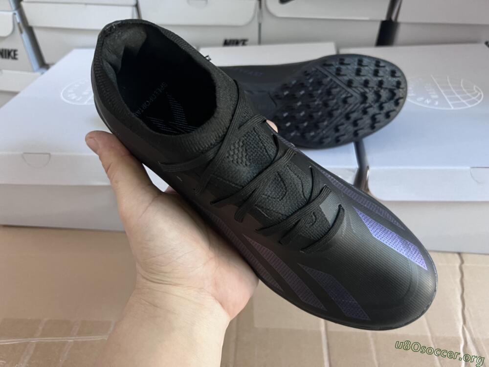 Adidas X Crazyfast.1 TF Football Shoes - Black/Blue