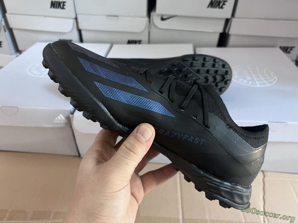 Adidas X Crazyfast.1 TF Football Shoes - Black/Blue