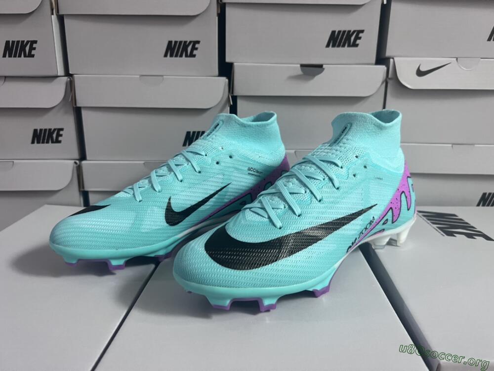 Nike Air Zoom Mercurial Superfly 9 Elite FG Football Boots - Blue/Black/Purple