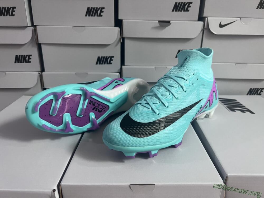 Nike Air Zoom Mercurial Superfly 9 Elite FG Football Boots - Blue/Black/Purple
