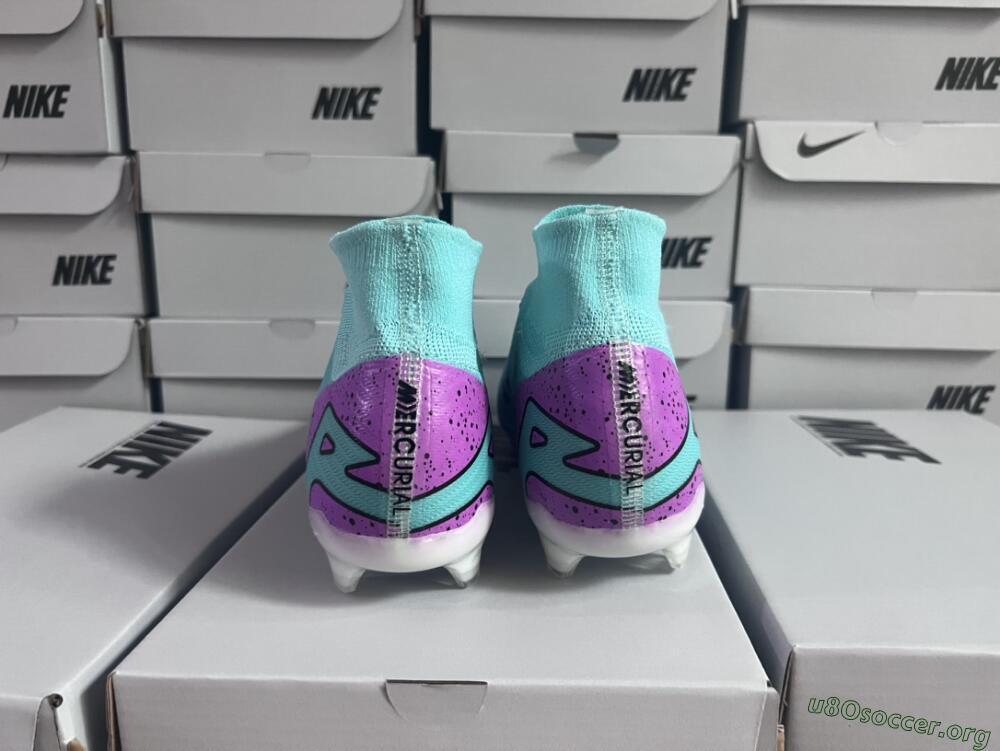 Nike Air Zoom Mercurial Superfly 9 Elite FG Football Boots - Blue/Black/Purple