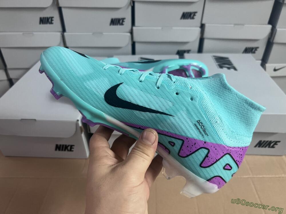 Nike Air Zoom Mercurial Superfly 9 Elite FG Football Boots - Blue/Black/Purple