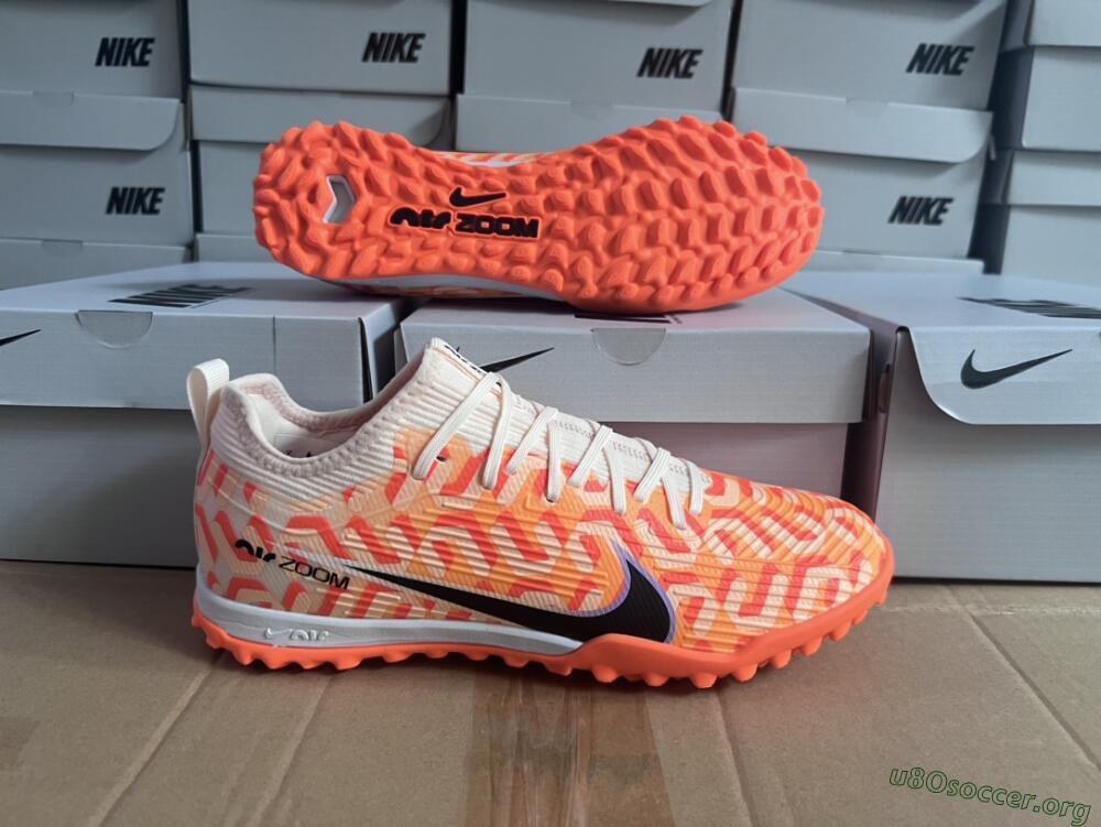 Nike Air Zoom Mercurial Vapor 15 Pro TF Football Shoes - Orange/Purple/Black