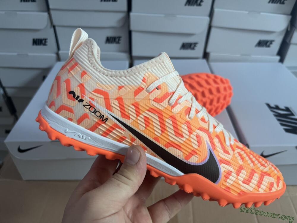 Nike Air Zoom Mercurial Vapor 15 Pro TF Football Shoes - Orange/Purple/Black