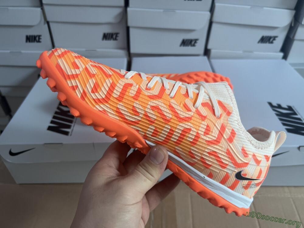 Nike Air Zoom Mercurial Vapor 15 Pro TF Football Shoes - Orange/Purple/Black