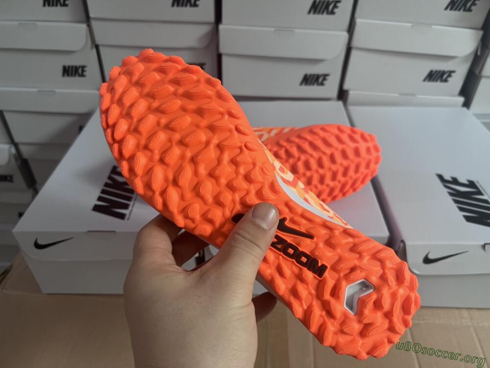 Nike Air Zoom Mercurial Vapor 15 Pro TF Football Shoes - Orange/Purple/Black