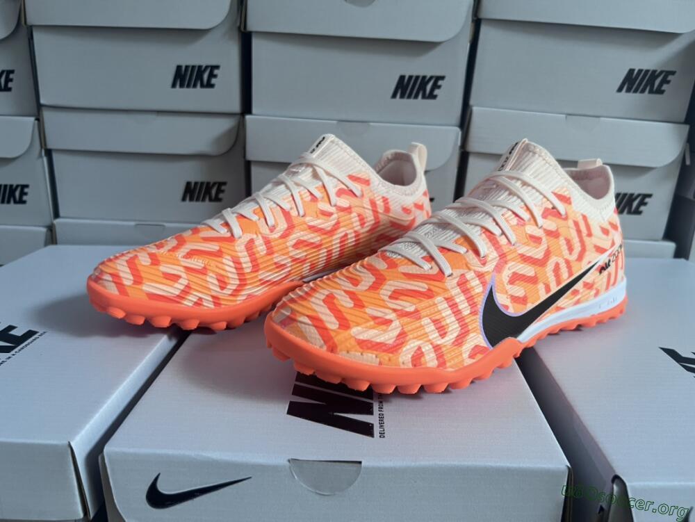 Nike Air Zoom Mercurial Vapor 15 Pro TF Football Shoes - Orange/Purple/Black