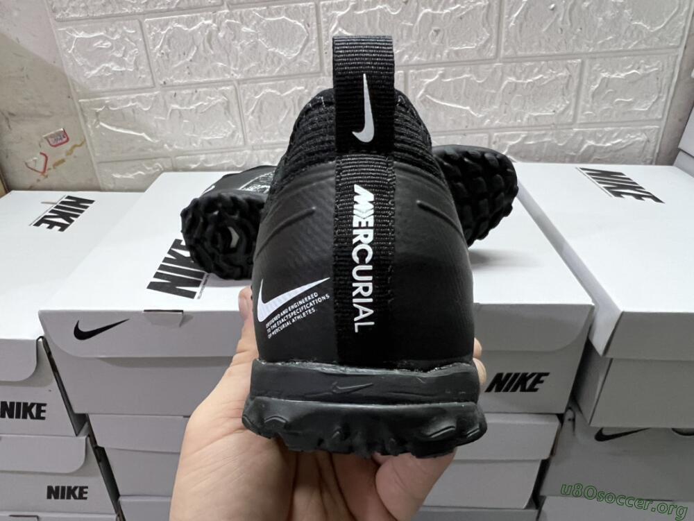 Nike Air Zoom Mercurial Vapor 15 Pro TF Football Shoes - Black/White/Yellow