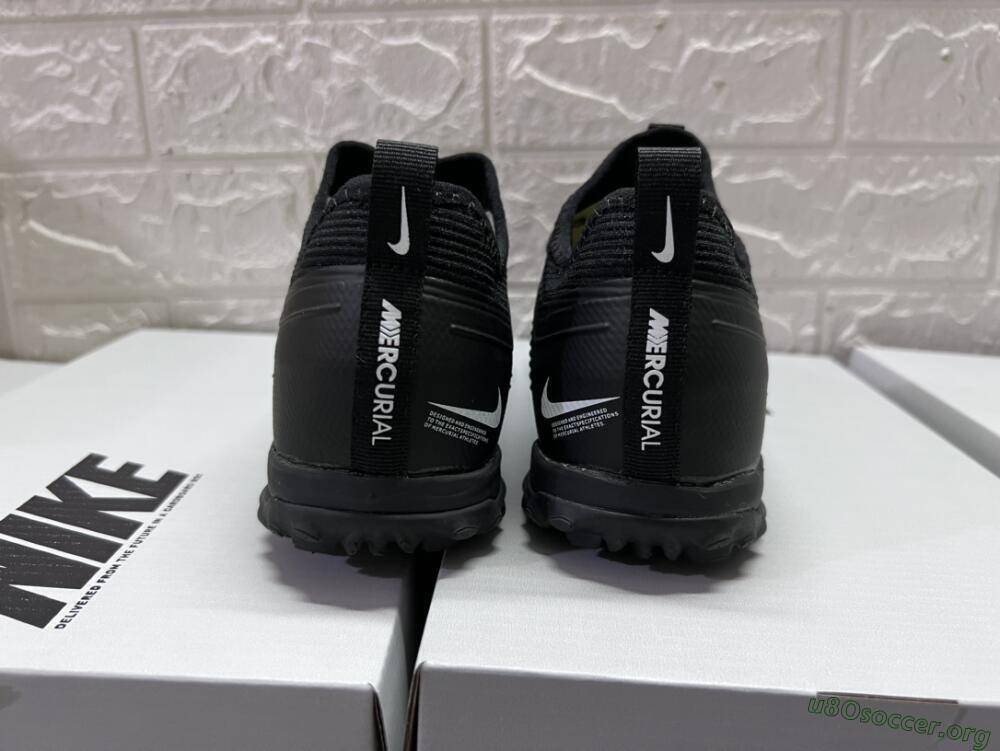 Nike Air Zoom Mercurial Vapor 15 Pro TF Football Shoes - Black/White/Yellow