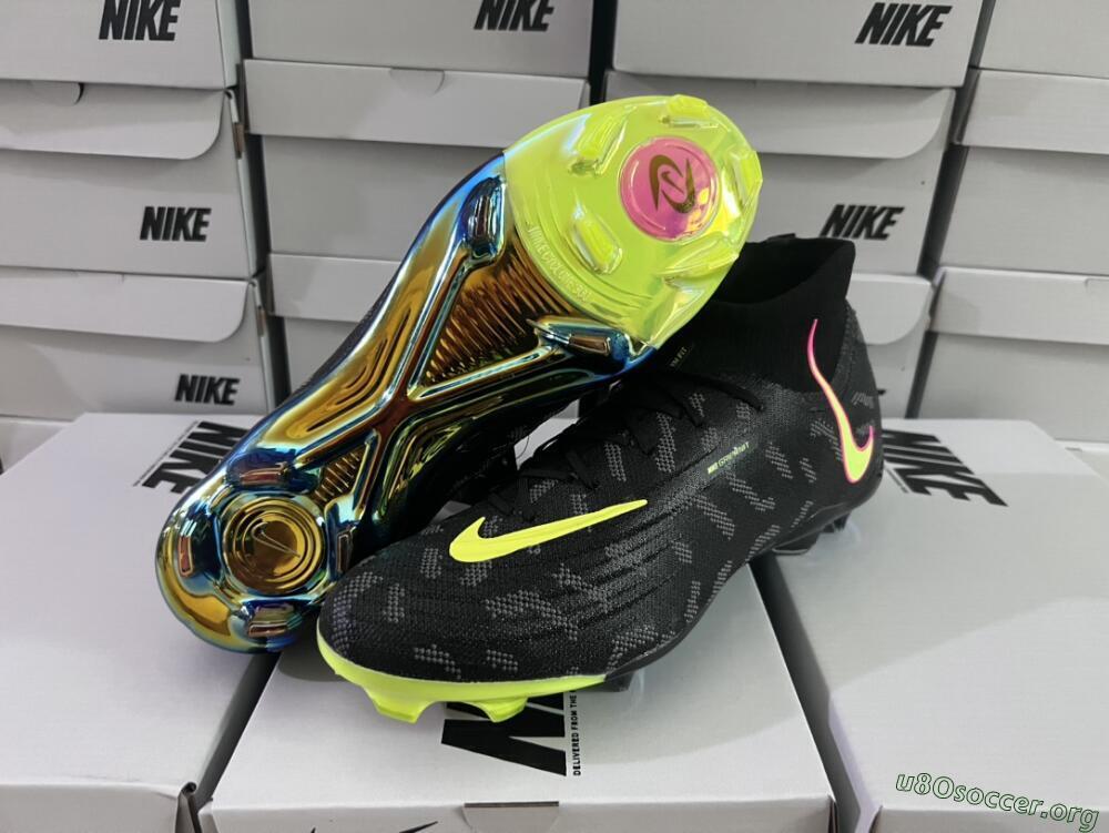 Nike Phantom Luna Elite FG Football Boots - Black/Yellow/Pink