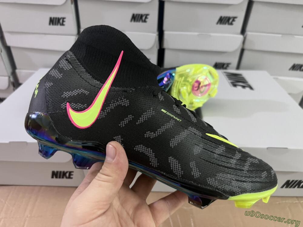 Nike Phantom Luna Elite FG Football Boots - Black/Yellow/Pink
