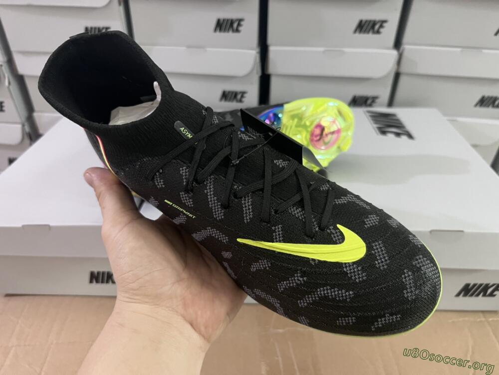 Nike Phantom Luna Elite FG Football Boots - Black/Yellow/Pink