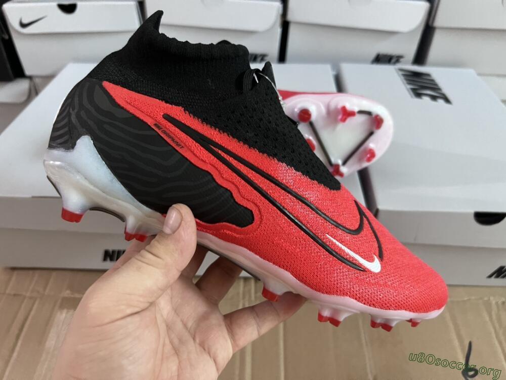 Nike Phantom GX Elite FG Football Boots - Red/Black/White