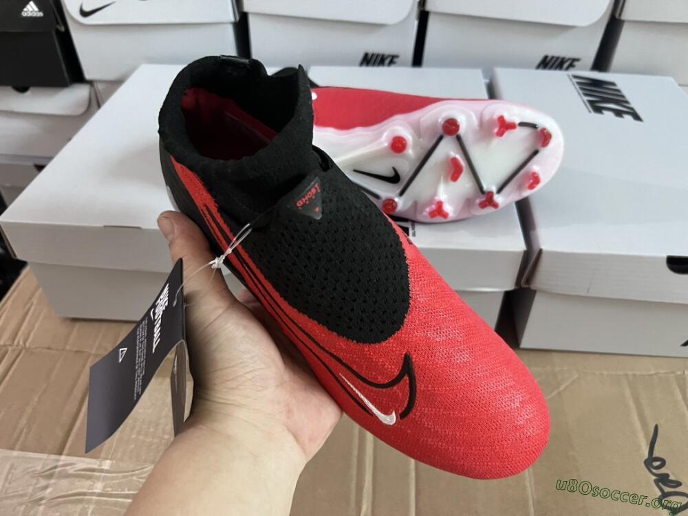 Nike Phantom GX Elite FG Football Boots - Red/Black/White