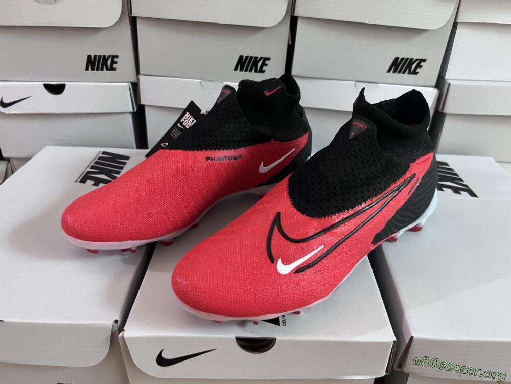 Nike Phantom GX Elite FG Football Boots - Red/Black/White