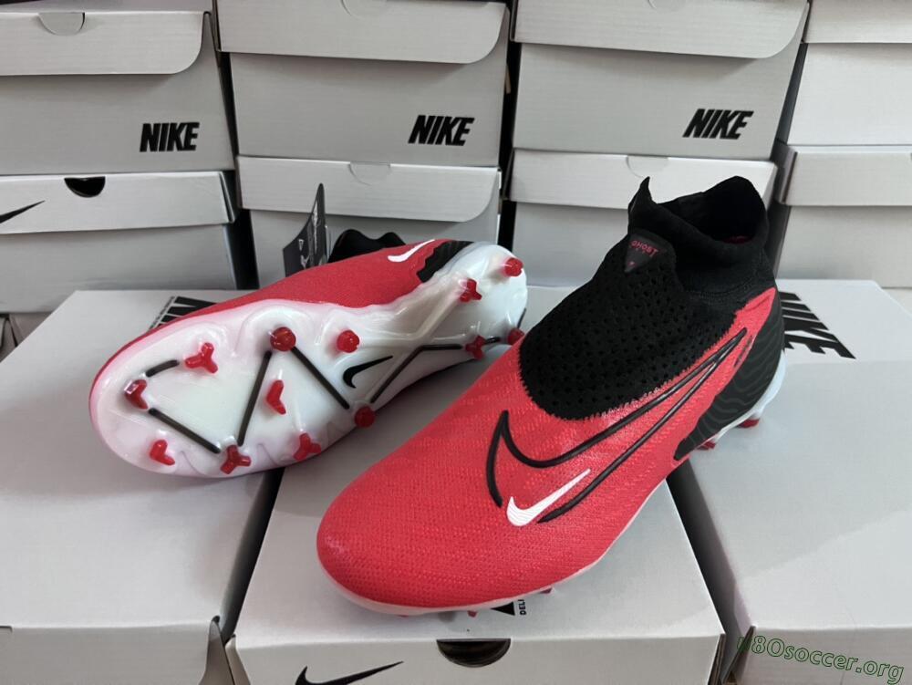 Nike Phantom GX Elite FG Football Boots - Red/Black/White