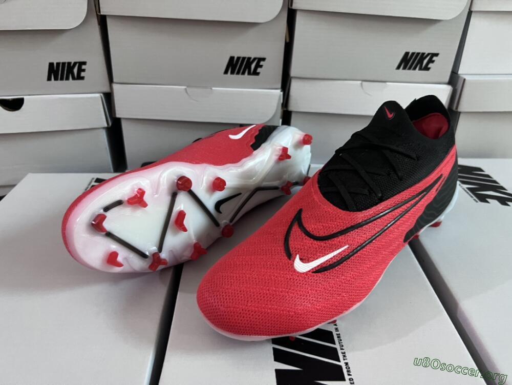 Nike Phantom GX Elite FG Football Boots - Red/Black/White