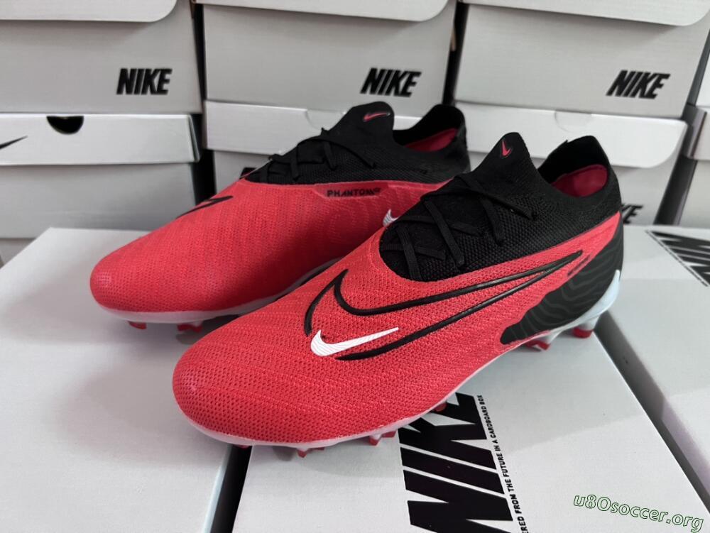 Nike Phantom GX Elite FG Football Boots - Red/Black/White