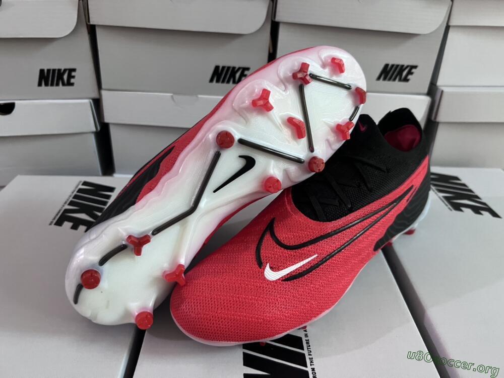 Nike Phantom GX Elite FG Football Boots - Red/Black/White