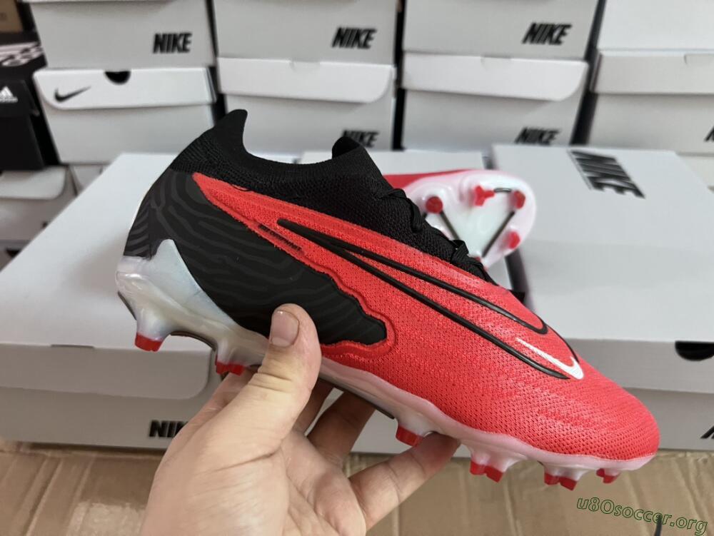 Nike Phantom GX Elite FG Football Boots - Red/Black/White