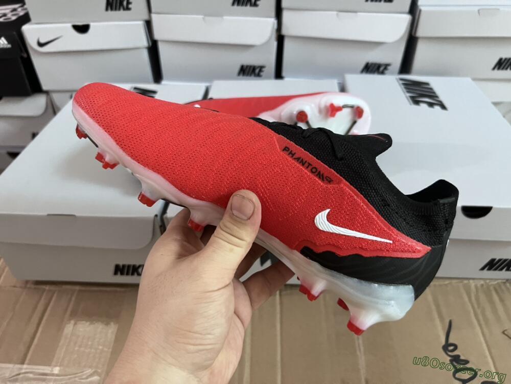 Nike Phantom GX Elite FG Football Boots - Red/Black/White