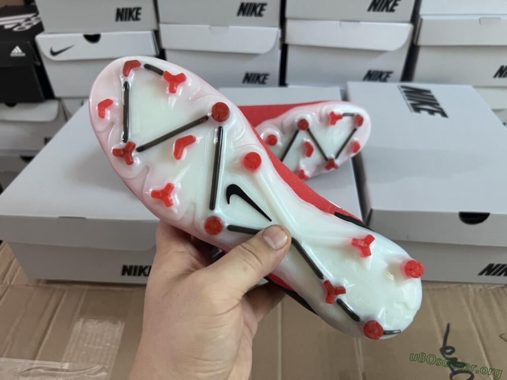 Nike Phantom GX Elite FG Football Boots - Red/Black/White