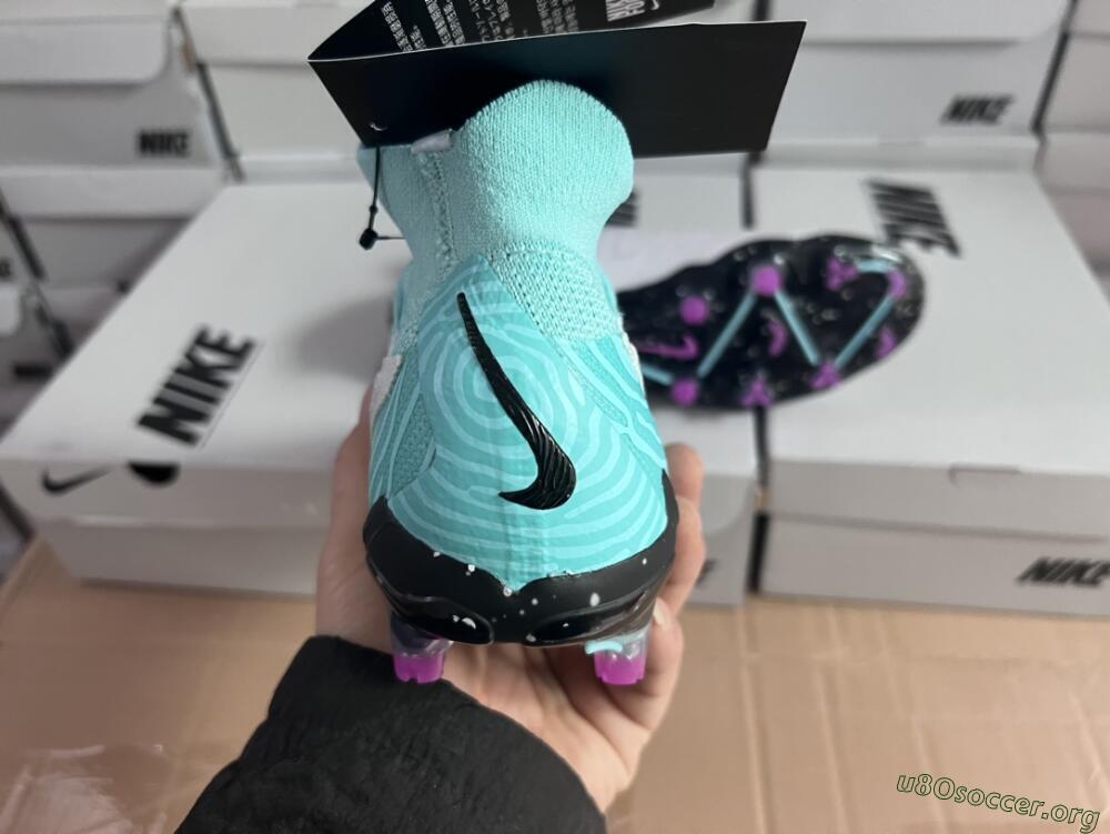 Nike Phantom GX Elite DF FG Football Boots - White/Purple/Jade
