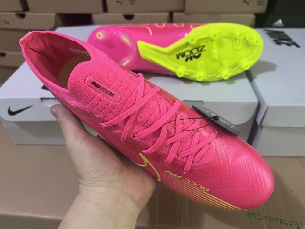 Nike Air Zoom Mercurial Vapor 15 Elite FG Football Boots - Red/Yellow/Black