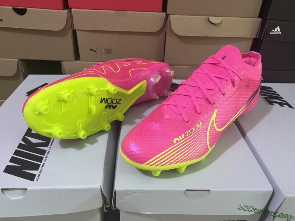 Nike Air Zoom Mercurial Vapor 15 Elite FG Football Boots - Red/Yellow/Black