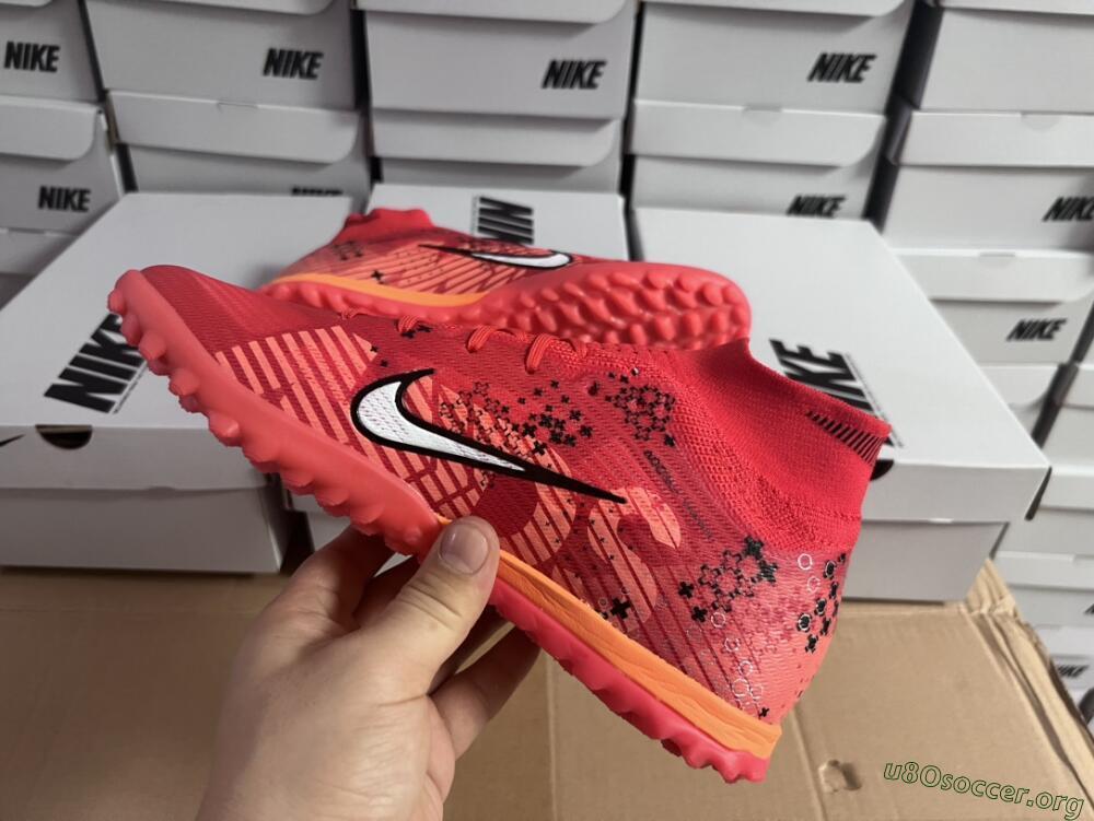 Nike Air Zoom Mercurial Superfly 9 Elite TF Football Shoes - Red/White/Black