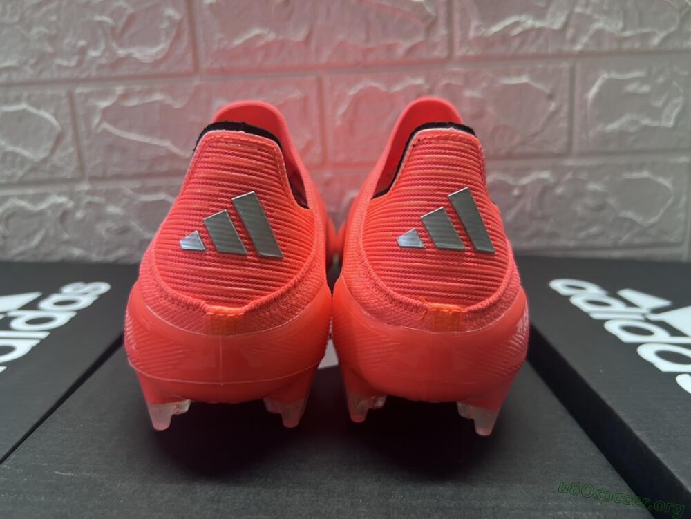 Adidas F50 Adizero FG Football Boots - Red/Black