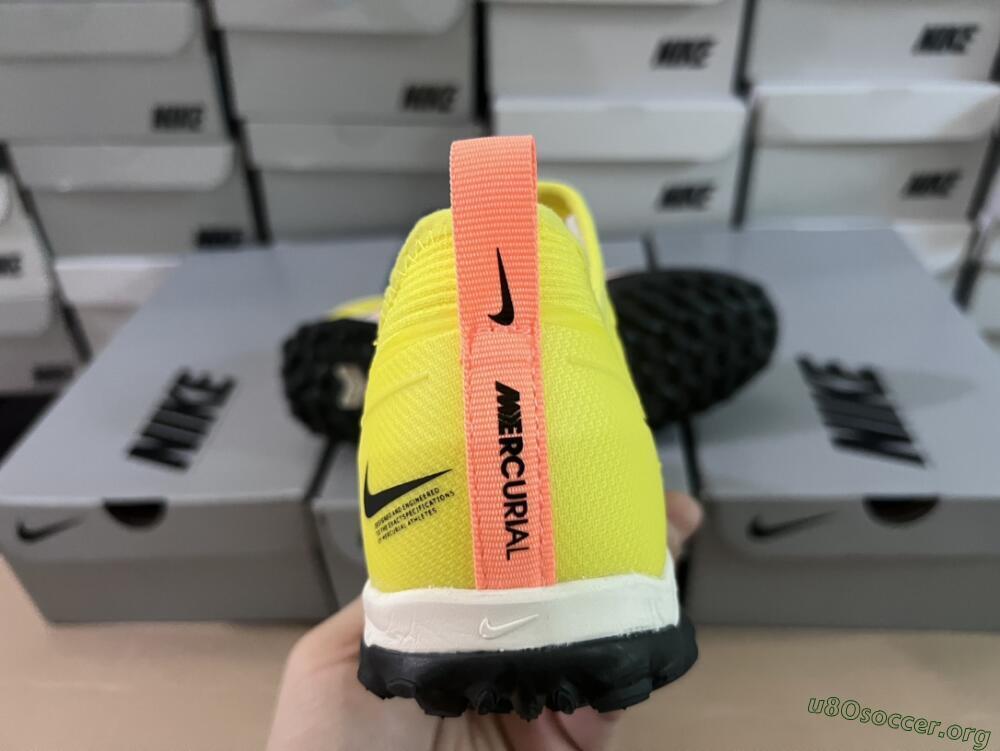 Nike Air Zoom Mercurial Vapor 15 Pro TF Football Shoes - Yellow/Pink/White/Black