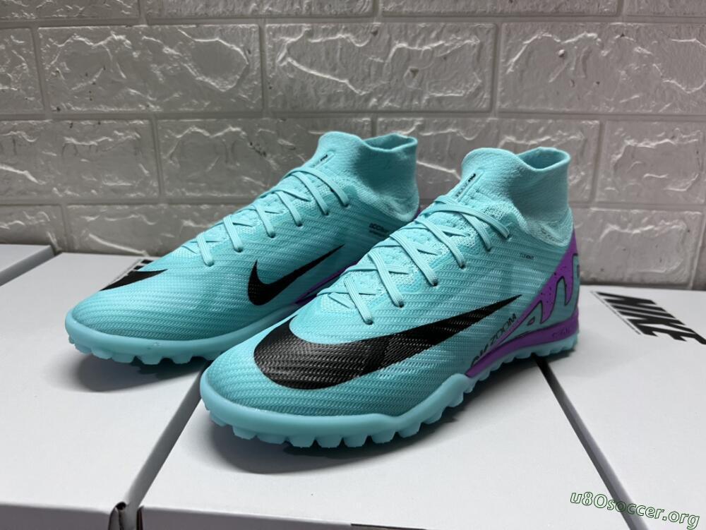 Nike Air Zoom Mercurial Superfly 9 Elite TF Football Shoes - Blue/Black/Purple