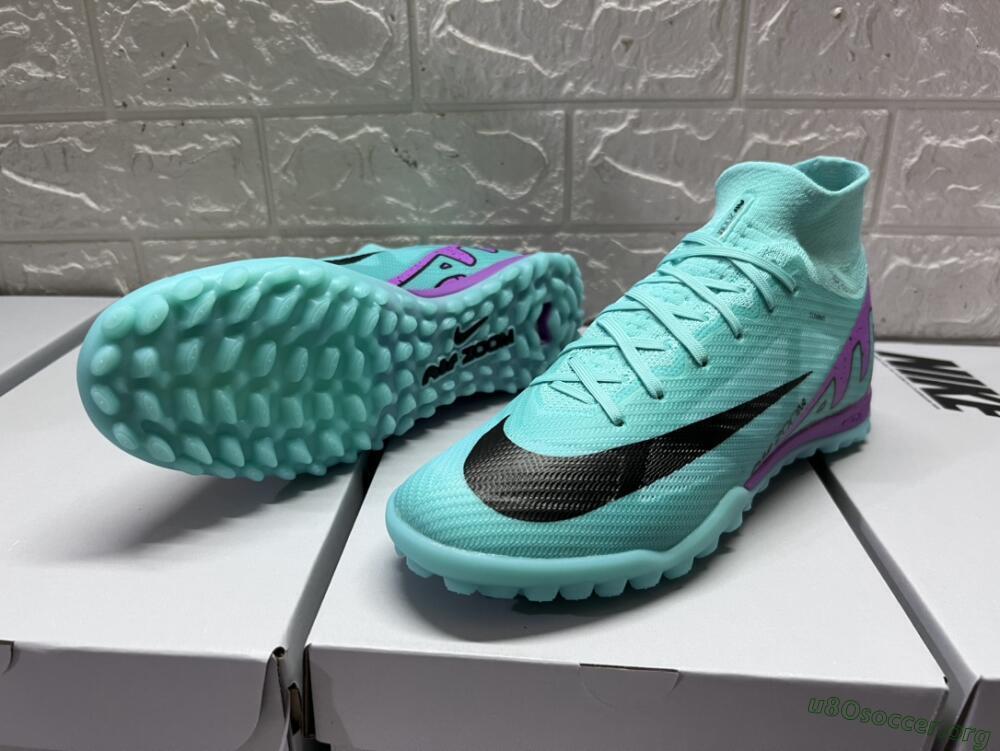 Nike Air Zoom Mercurial Superfly 9 Elite TF Football Shoes - Blue/Black/Purple