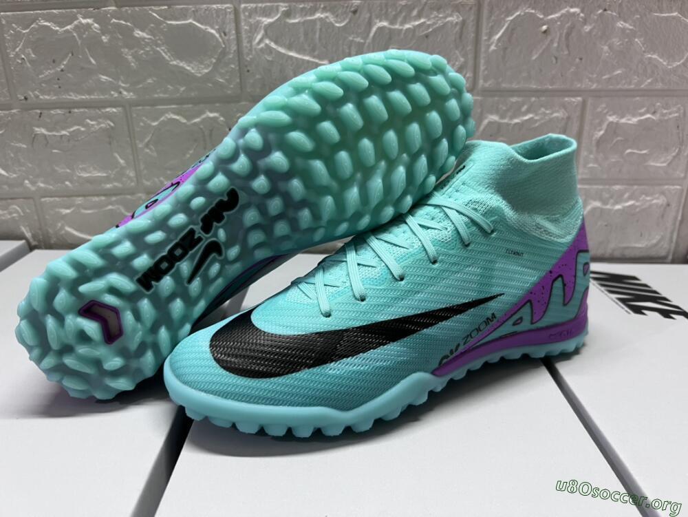 Nike Air Zoom Mercurial Superfly 9 Elite TF Football Shoes - Blue/Black/Purple