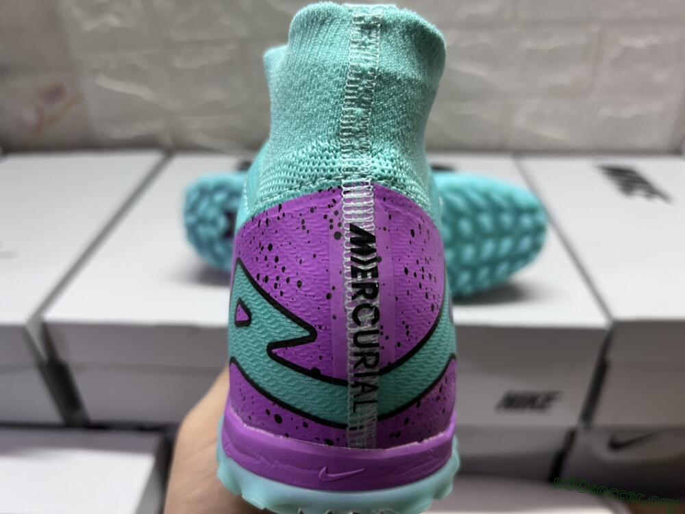 Nike Air Zoom Mercurial Superfly 9 Elite TF Football Shoes - Blue/Black/Purple