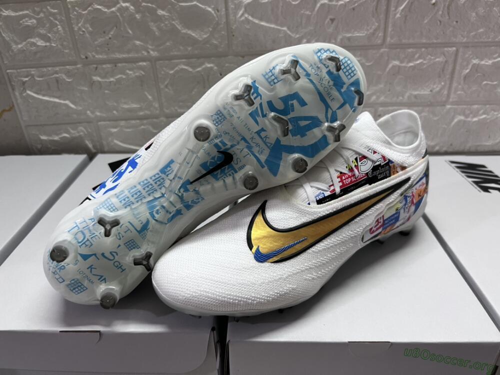 Harry Kane X Nike Phantom GX Elite FG Football Boots - White/Rainbow