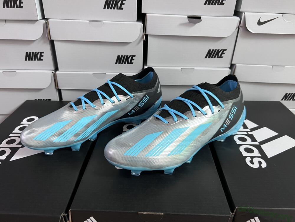 Adidas X Speedportal .1 2022 World Cup Boots FG Football Boots - Silver/Blue/Black